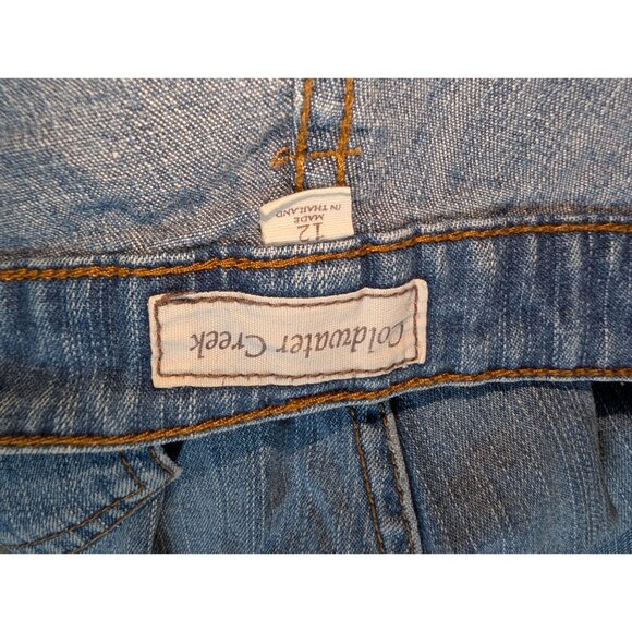 Coldwater Creek Womens Straight Leg Jeans Size 12 Blue Denim - Picture 3 of 6